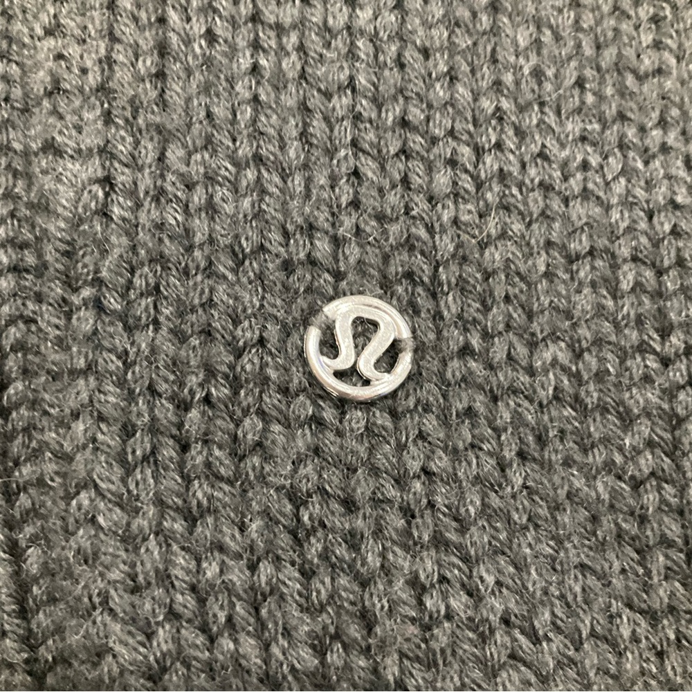 Lululemon Yin To You Crewneck Sweater Wool Dark Wren Lulu Casual Yoga - Picture 12 of 16